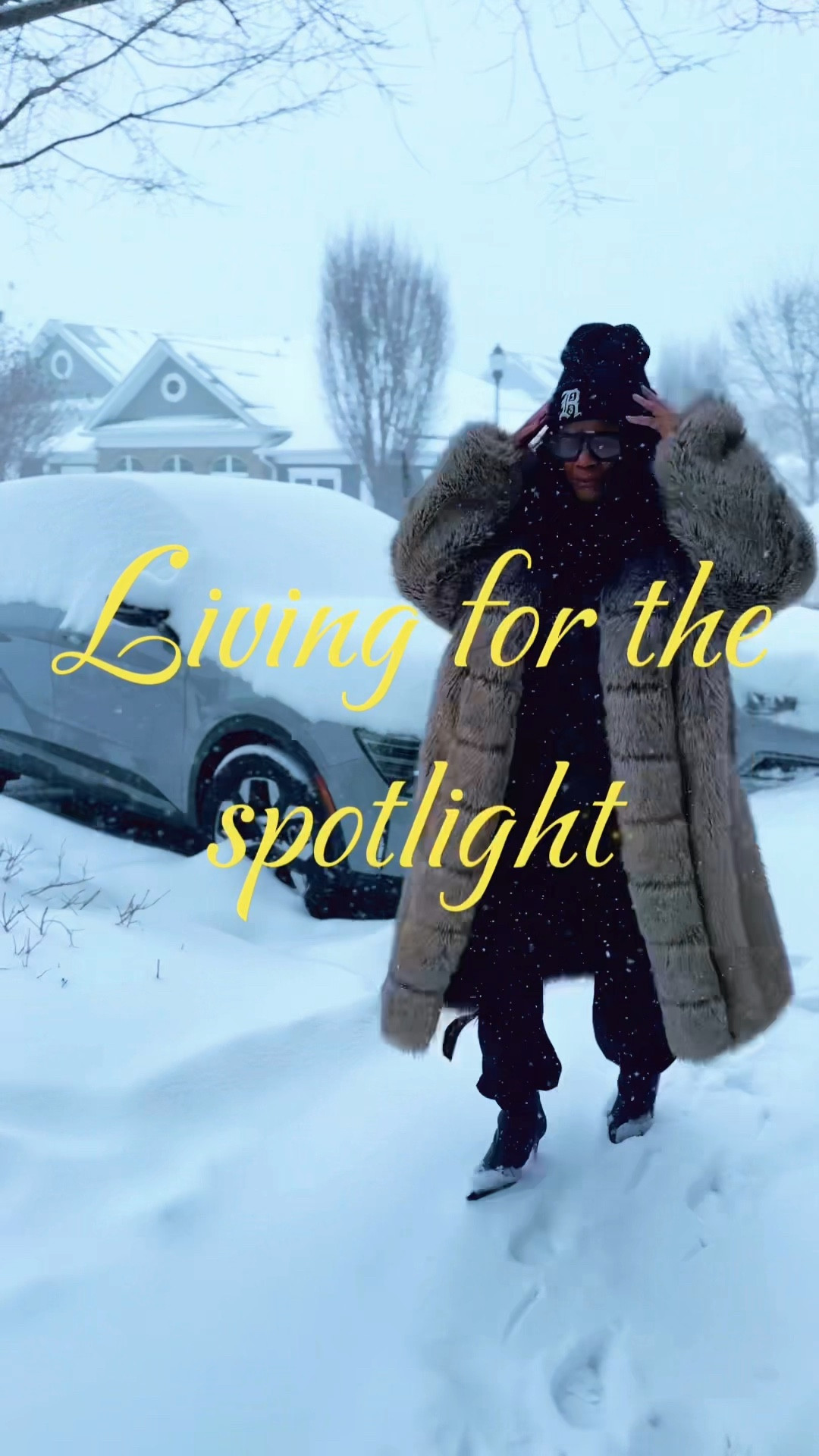 How I spent my #snowday 
Hoodie @r13 
Fur Coat @vintage 
Pants @champion 
Heels @Valentino 

Inspired by #carriebradshaw #sitc #over50 #fyp  

#LTKBeauty #LTKgrwm #LTKMidsize