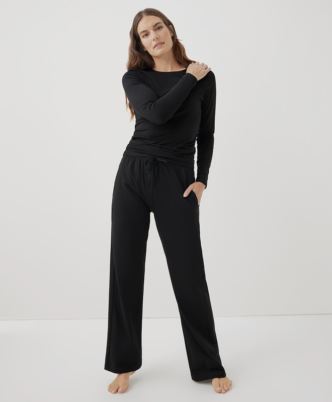 Women’s Cool Stretch Lounge Set made with Organic Cotton | Pact | Pact Apparel