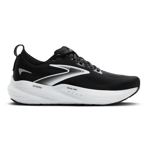 Brooks Womens Brooks Glycerin 22 - Womens Shoes Black/Grey/White Size 09.5 | Foot Locker (US)