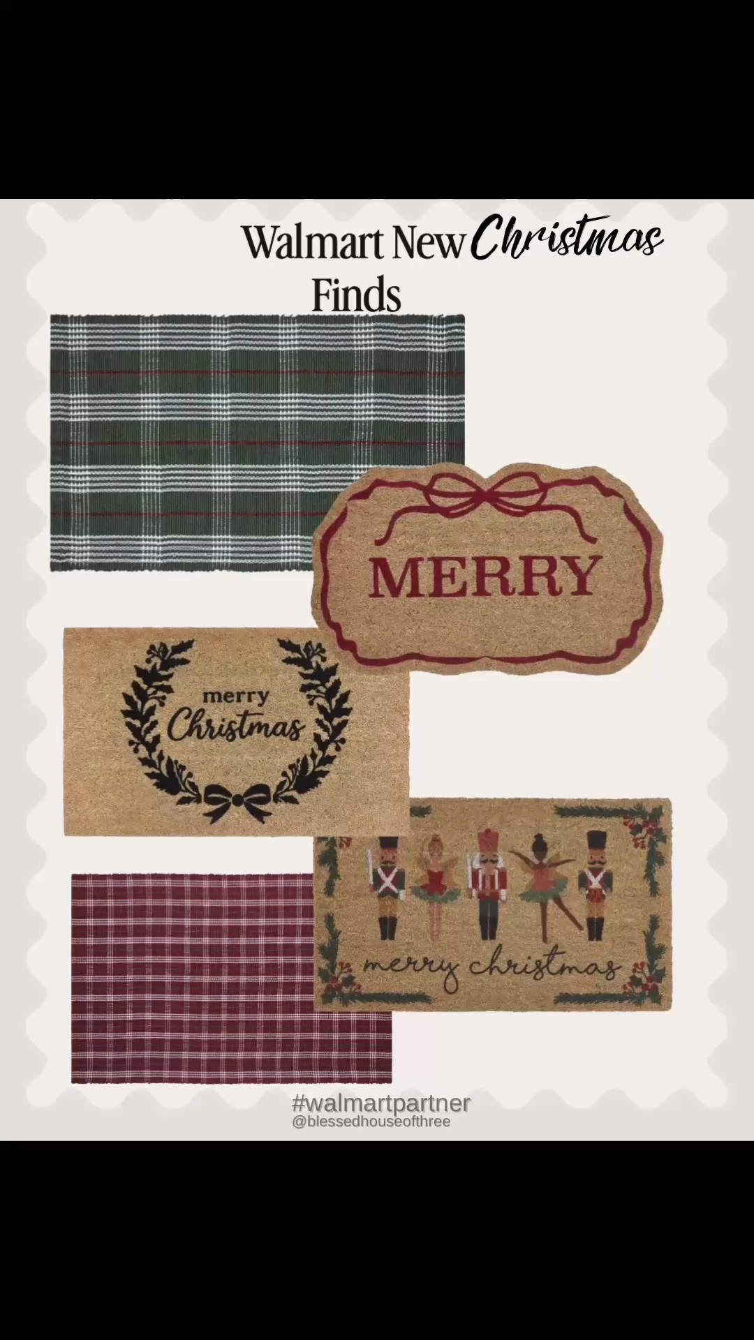 Walmart Christmas decor is already arriving, and I have a feeling some of these new Christmas finds won’t make it to December! 🎄 I’m shopping early for the pieces I really love because the best Walmart Christmas decor always seems to disappear first. These new finds include Christmas doormats, plaid holiday rugs, Christmas porch, Christmas doormat, velvet Christmas bows, velvet bow Christmas tree topper, santa bust, Christmas wall art, pottery barn dupe snowman, pottery barn dupe reindeer, nutcracker decor, Santa decor, tabletop Christmas trees, reindeer decor and classic red and green Christmas decorations. So many affordable Christmas home decor finds that look perfect for a cozy, traditional Christmas home. If Christmas decorating is on your list this year, I’d definitely start saving your favorites now!

#LTKHome #LTKSeasonal #LTKSaleAlert