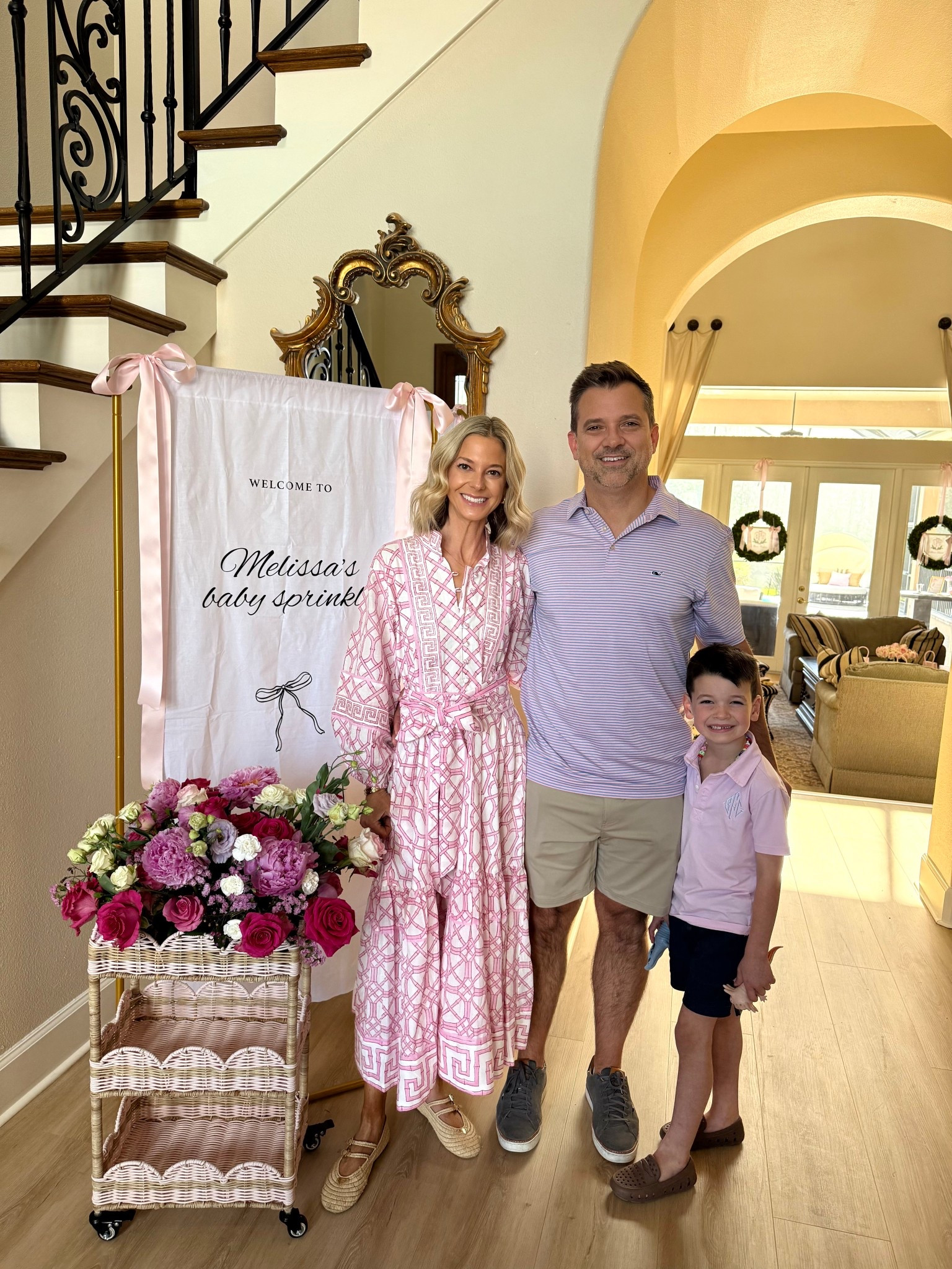 The most dreamy pink dress for our baby shower! 

#LTKOver40 #LTKBump #LTKSeasonal