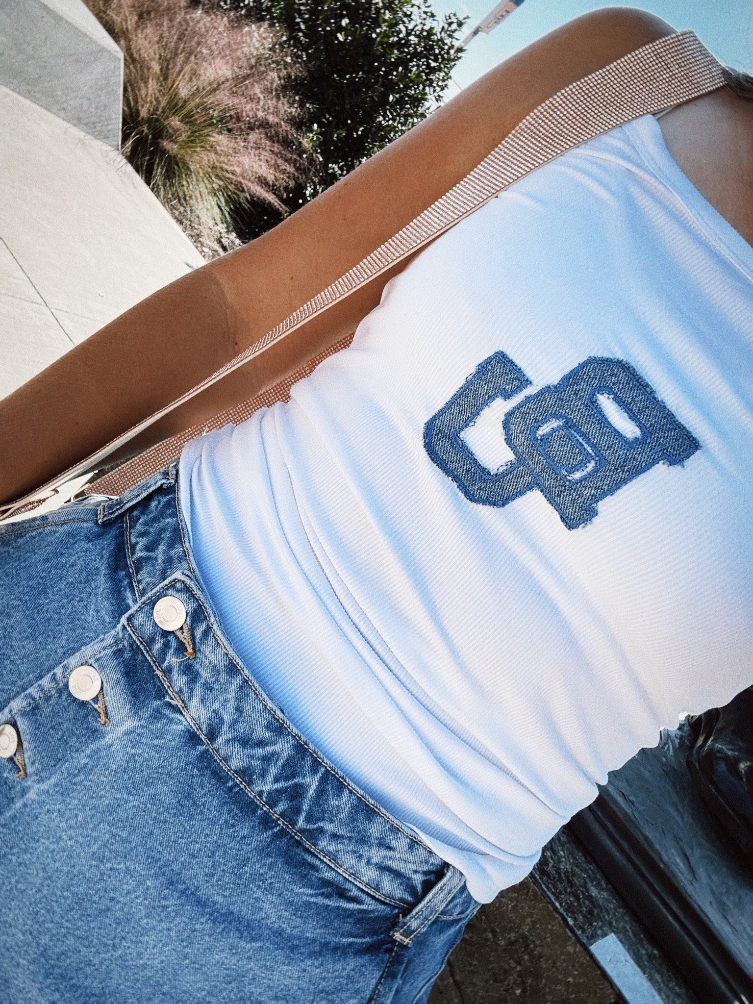 @jojokdesigns embroidery but love this simple tank top and skirt combo! 

#LTKStyleTip #LTKCyberWeek #LTKFindsUnder50