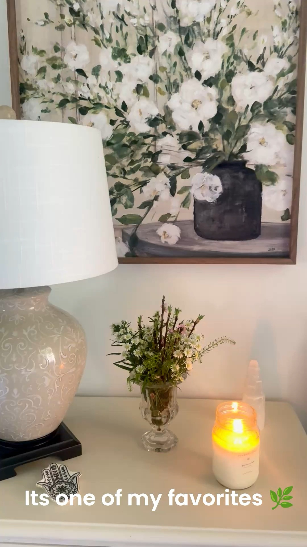 If you are looking for a piece of art that can be used all year round.  This is one that I have and i absolutely love.  It comes in 3 different sizes 24 x24. 16 x 16  and 12 x 12 

Neutral and it’s a grey painted vase with daisies 

#LTKU #LTKHome