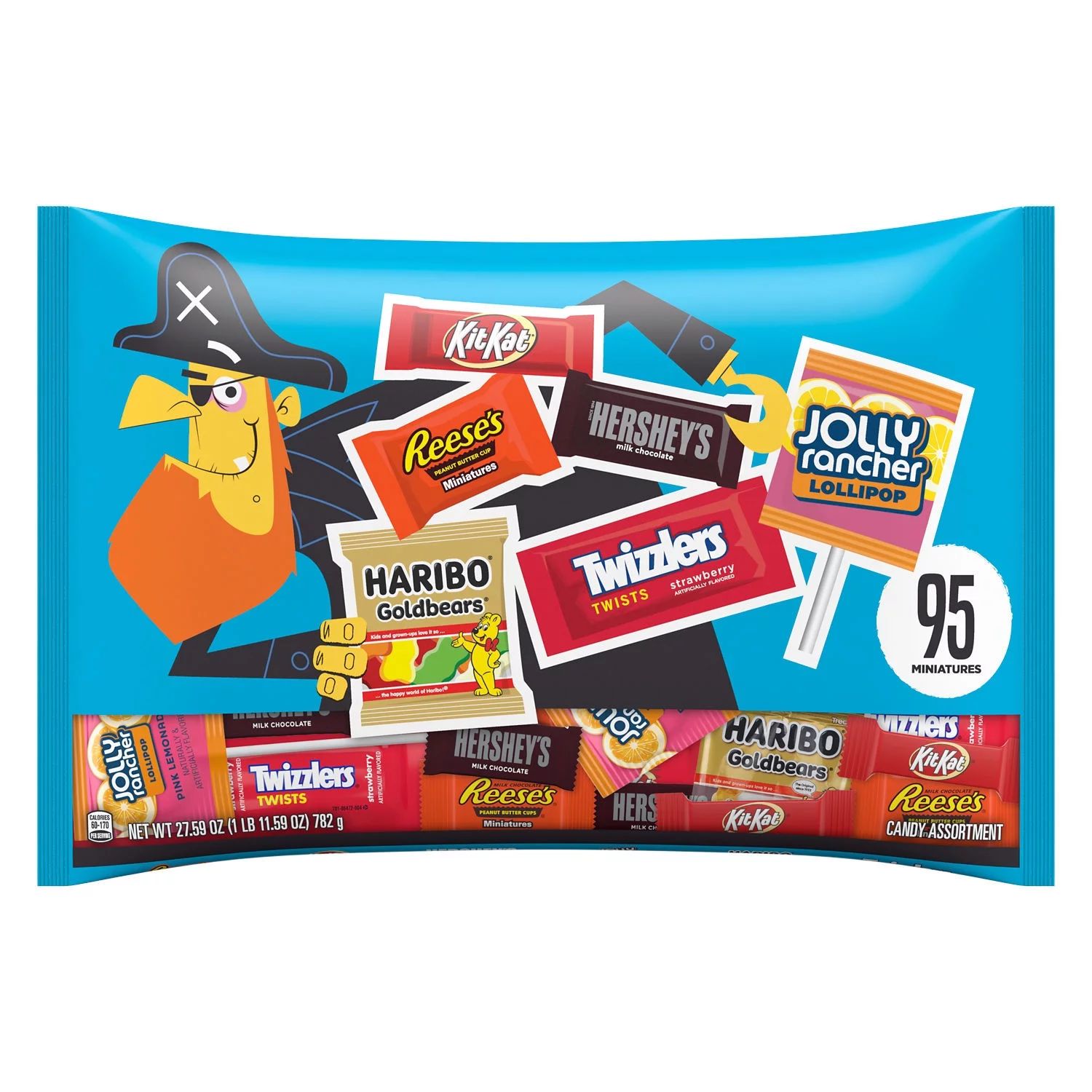 Hershey Assorted Halloween Candy, Variety Bag 27.59 oz, 95 Pieces | Walmart (US)
