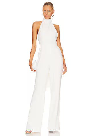 SAU LEE Portia Jumpsuit in Ivory from Revolve.com | Revolve Clothing (Global)