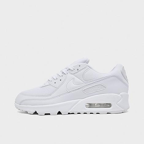 Nike Women's Air Max 90 Casual Shoes in White/White/White Size: 5.5 | Finish Line (US)