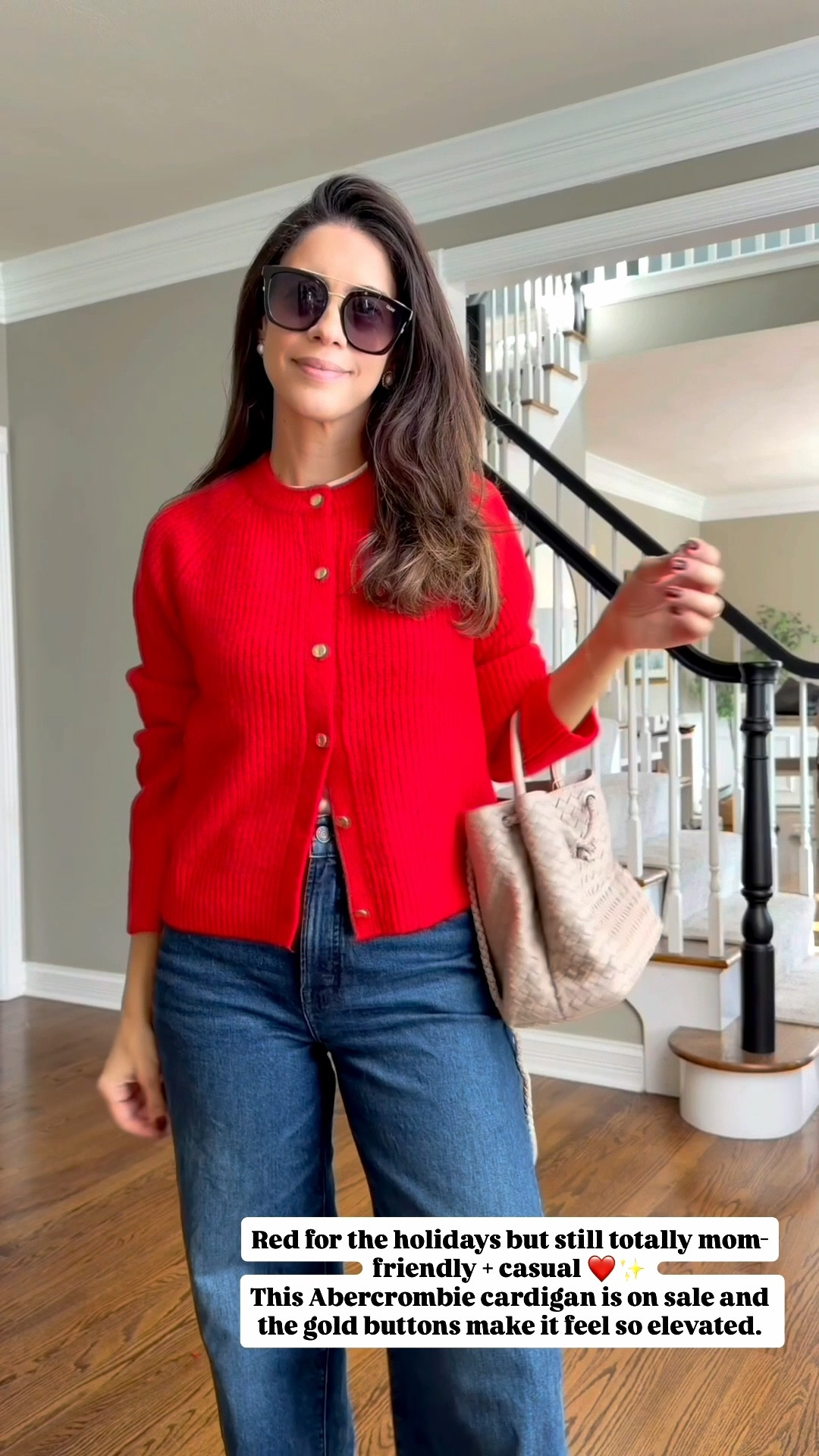 Use code CYBERAF for an extra 15% off!

Red cardigan for the holidays but still totally mom-friendly + casual ❤️✨
This Abercrombie cardigan is on sale and the gold buttons make it feel so elevated.

#LTKHoliday #LTKCyberWeek #LTKSeasonal