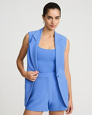 Editor Signature Stretch High Waisted Tailored Shorts | Express