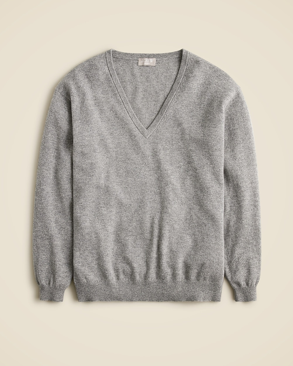 Cashmere relaxed V-neck sweater | J. Crew US