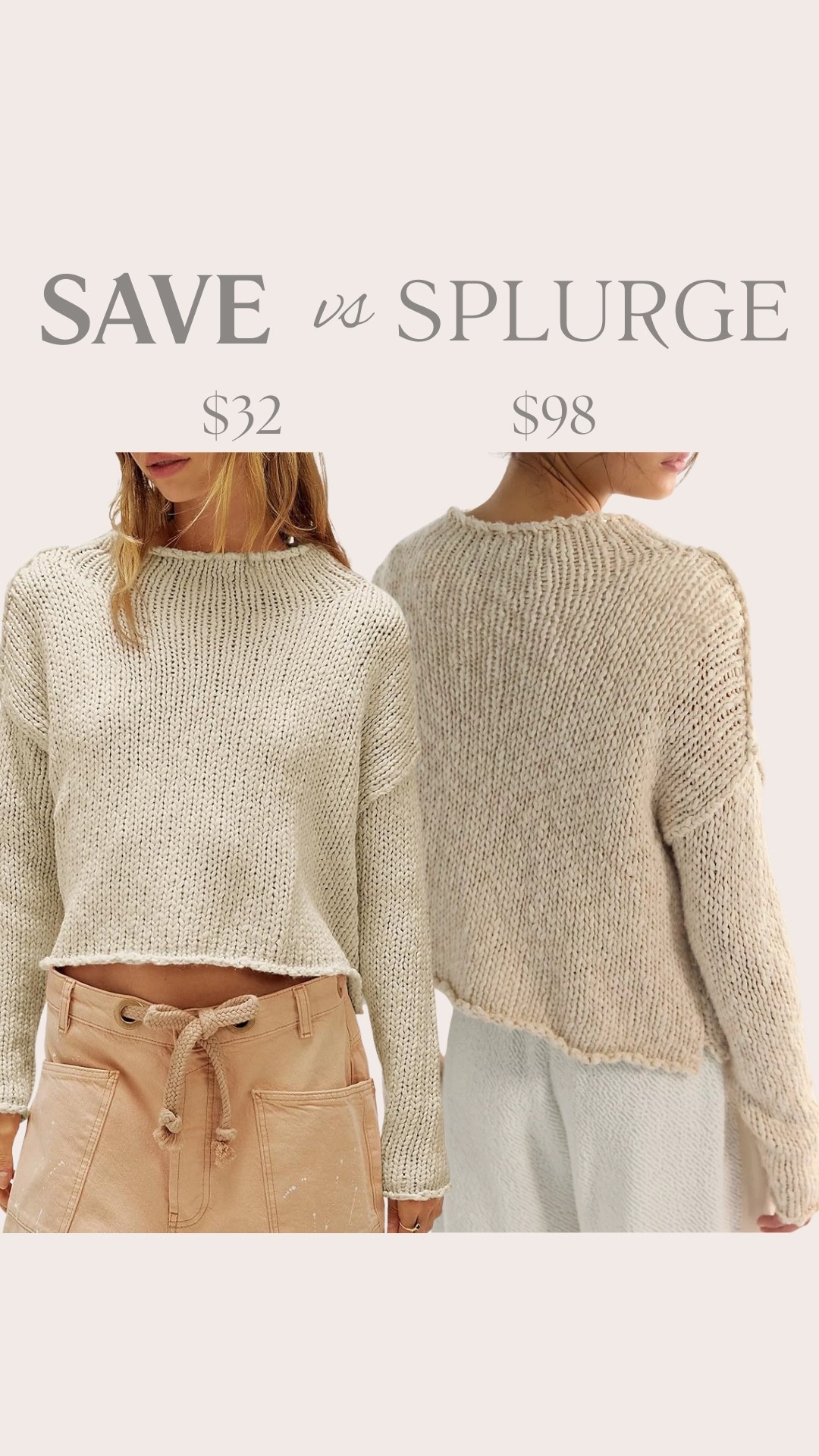 Save vs splurge

#LTKmorningroutine #LTKmomlife #LTKootd
