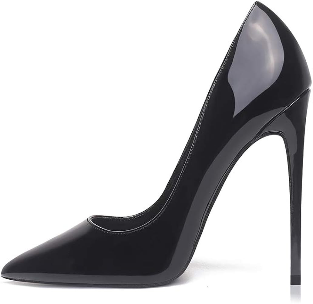 GENSHUO Women Fashion Pointed Toe High Heel Pumps Sexy Slip On Stiletto Party Shoes | Amazon (US)