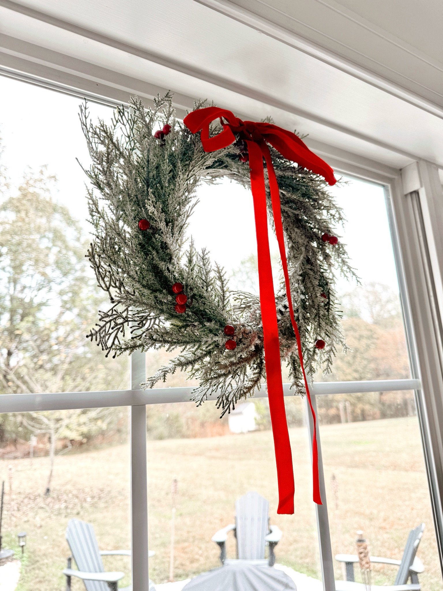 Mini wreaths hung on the window in our kitchen ✨🎄❤️

Christmas decor, home decor, wreaths 

#LTKHoliday #LTKHome #LTKSeasonal