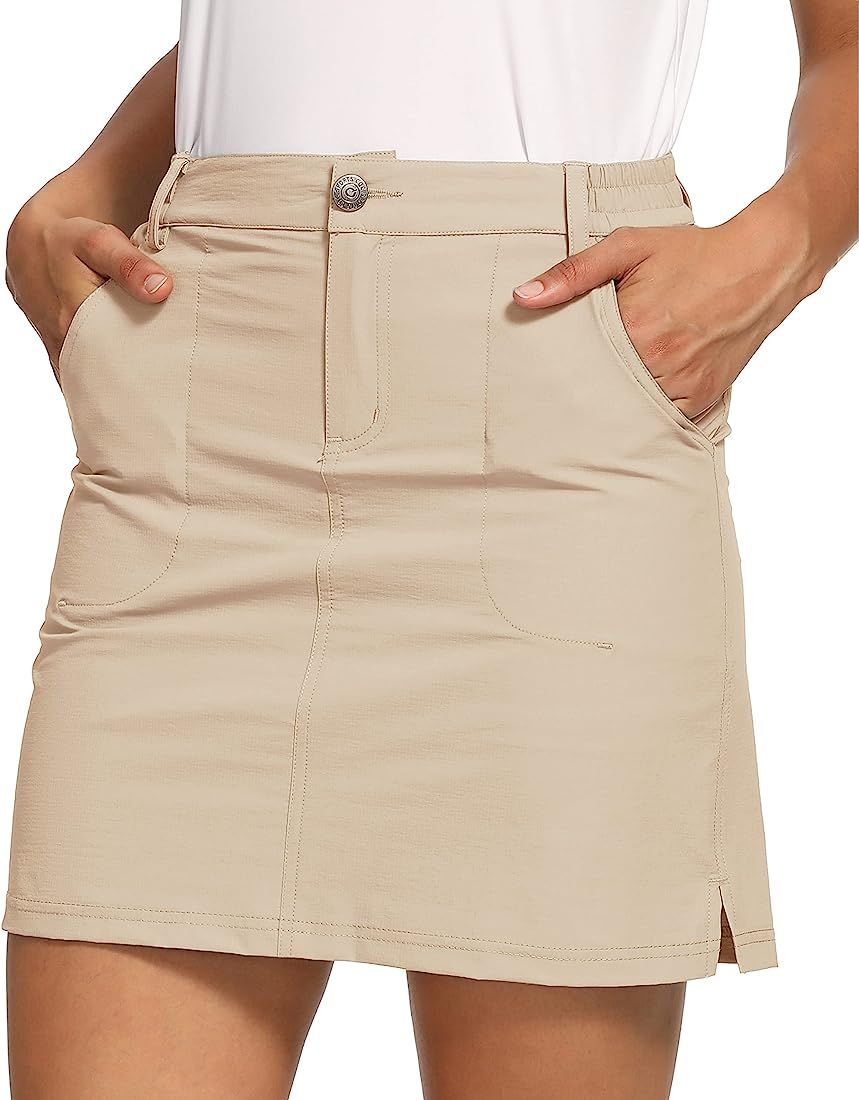 LastFor1 Women's Outdoor Skort Golf Skorts Active Athletic Skort UPF 50+ Hiking Casual Skirt Quic... | Amazon (US)