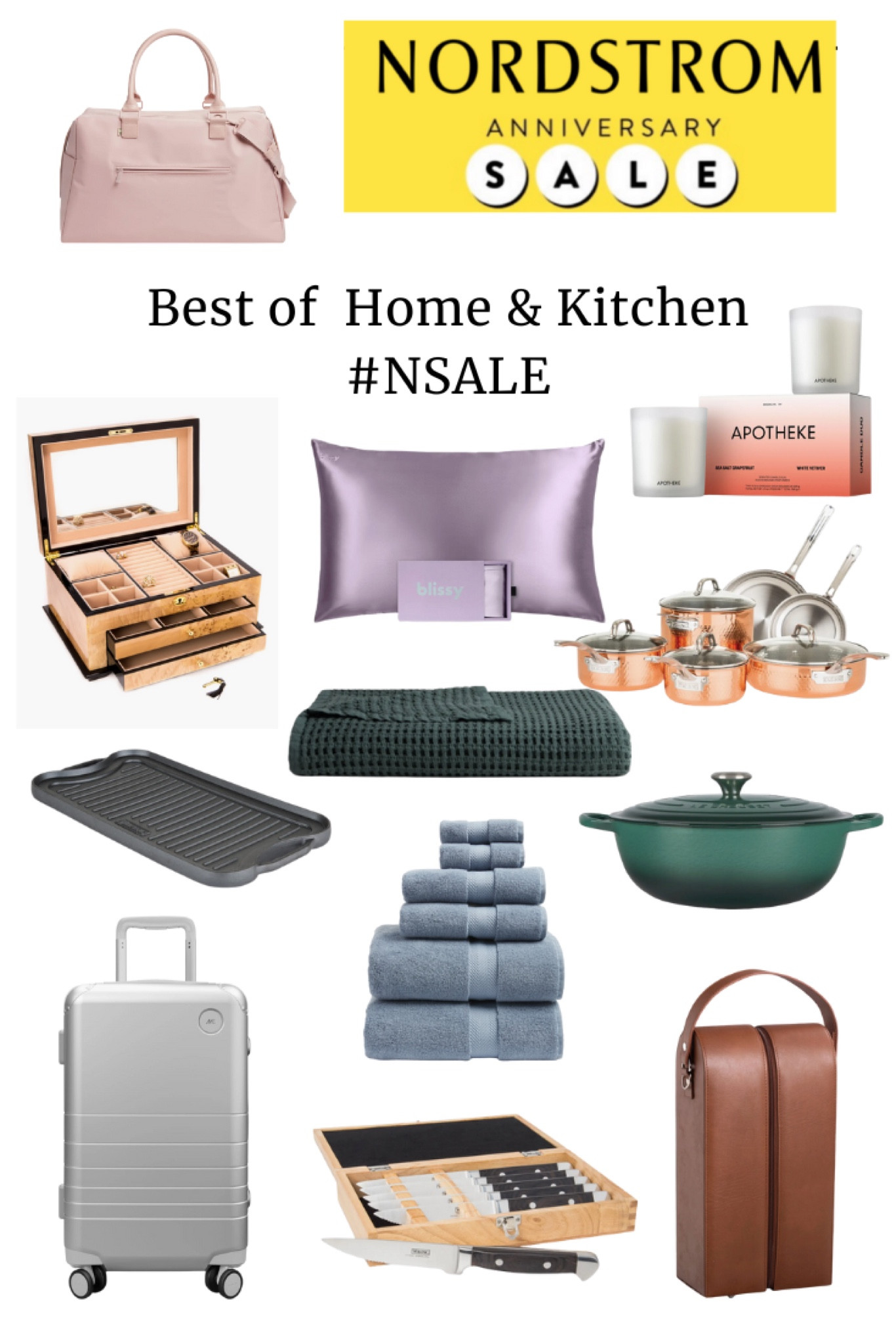 I think that every year the #nordstromanniversarysale has really great offerings in the home and kitchen dept. besides what I’ve tagged here there are several more good pan sets from renowned Biking and some solidly good knife sets. Plenty of scented candles and oil sticks too. Plus these towels are the softest I’ve ever felt. I was in the store checking everything out. 

Plenty of things I saw in person are now disappointingly already sold out. A testament to shopping the #nordstrom sale as early as you can each year. 

Here are some great items still available. Happy shopping!

#LTKSaleAlert #LTKHome #LTKxNSale