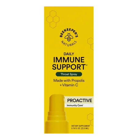 Beekeeper's Naturals Propolis Spray for Immune Support and Throat Relief with Vitamin C, 0.76 fl oz | Walmart (US)
