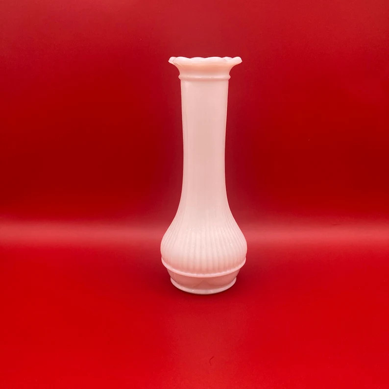 6 Milk Glass Bud Vase Mid-century Grannycore Cottage Vintage - Etsy | Etsy (US)