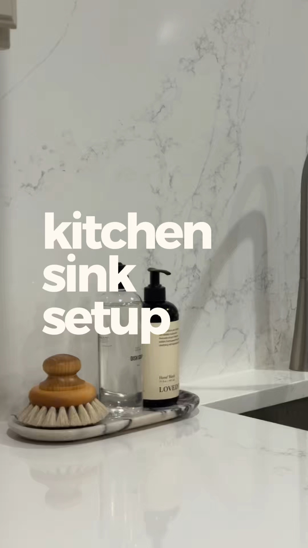 Kitchen sink decor, kitchen decor, marble decor, home decor, Amazon home

#LTKHome