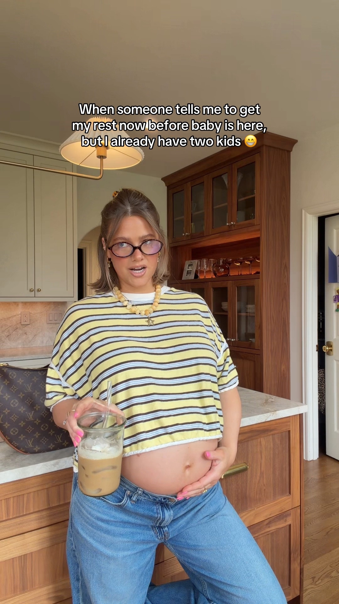 I wear this star necklace and earrings often they are great quality! Free people striped shirt size large true to size! 

#jewelry #accessories #bracha #bresheppard #pregnancy #bumpstyle 

#LTKBump