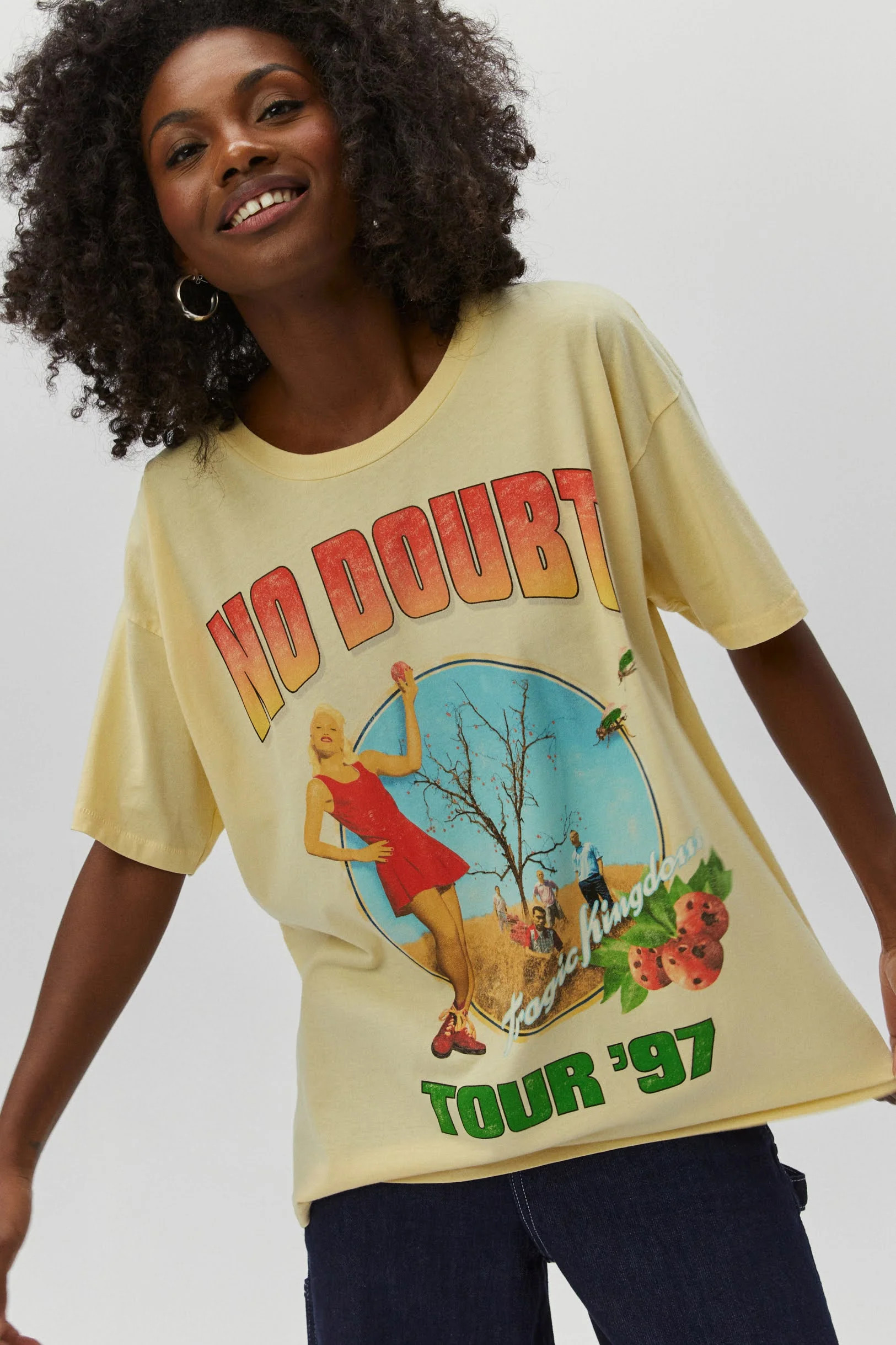 No Doubt Tour '97 Merch Tee in Yellow Fizz | Daydreamer