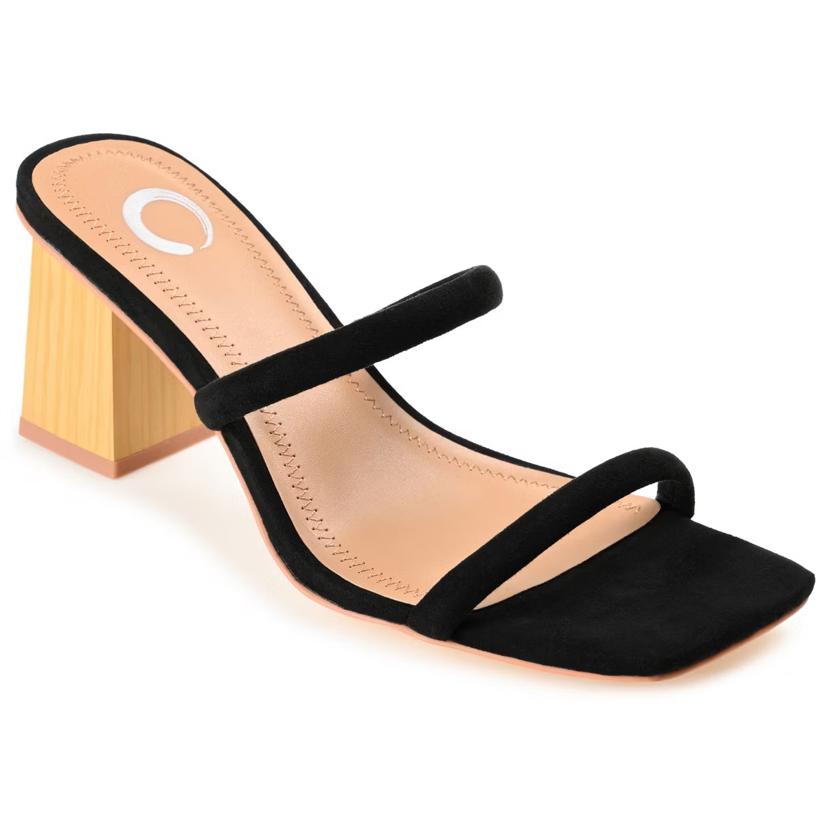 Journee Collection Womens Henrietta Tru Comfort Foam Open Square Toe Block Heel Sandals | Target