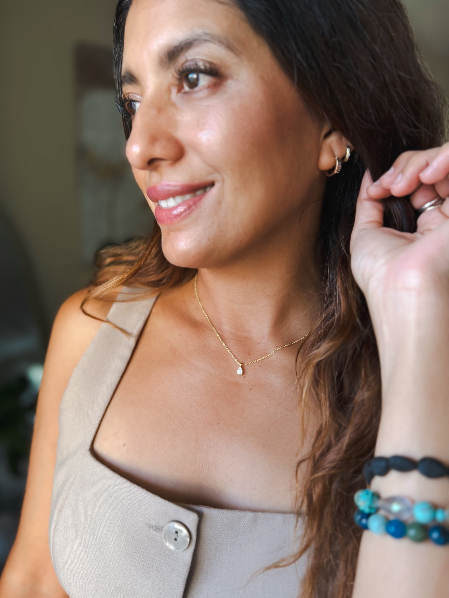 New @Ana Luisa  jewelry ✨ The solitaire necklace + double hoop earrings are the perfect chic, effortless combo. Wear them together for a polished layered look or style them separately—either way, they go with everything! 🤍

Ana Luisa jewelry, solitaire necklace, double hoop earrings, layered jewelry, everyday jewelry, chic jewelry, minimalist jewelry, dainty necklace, gold earrings, jewelry essentials, timeless accessories, everyday style, elevated basics, outfit accessories, jewelry stack

#LTKootd #LTKSeasonal #LTKSaleAlert