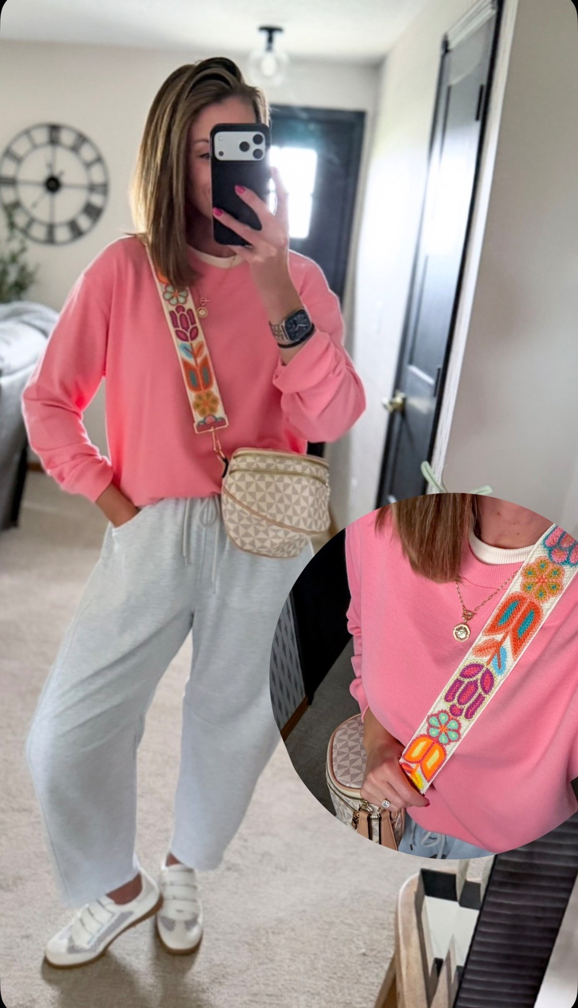 When it’s still chilly outside but you are craving Spring colors. 
Sweatshirt/ small
Pants/ medium 

#LTKOver40 #LTKmomlife #LTKSeasonal