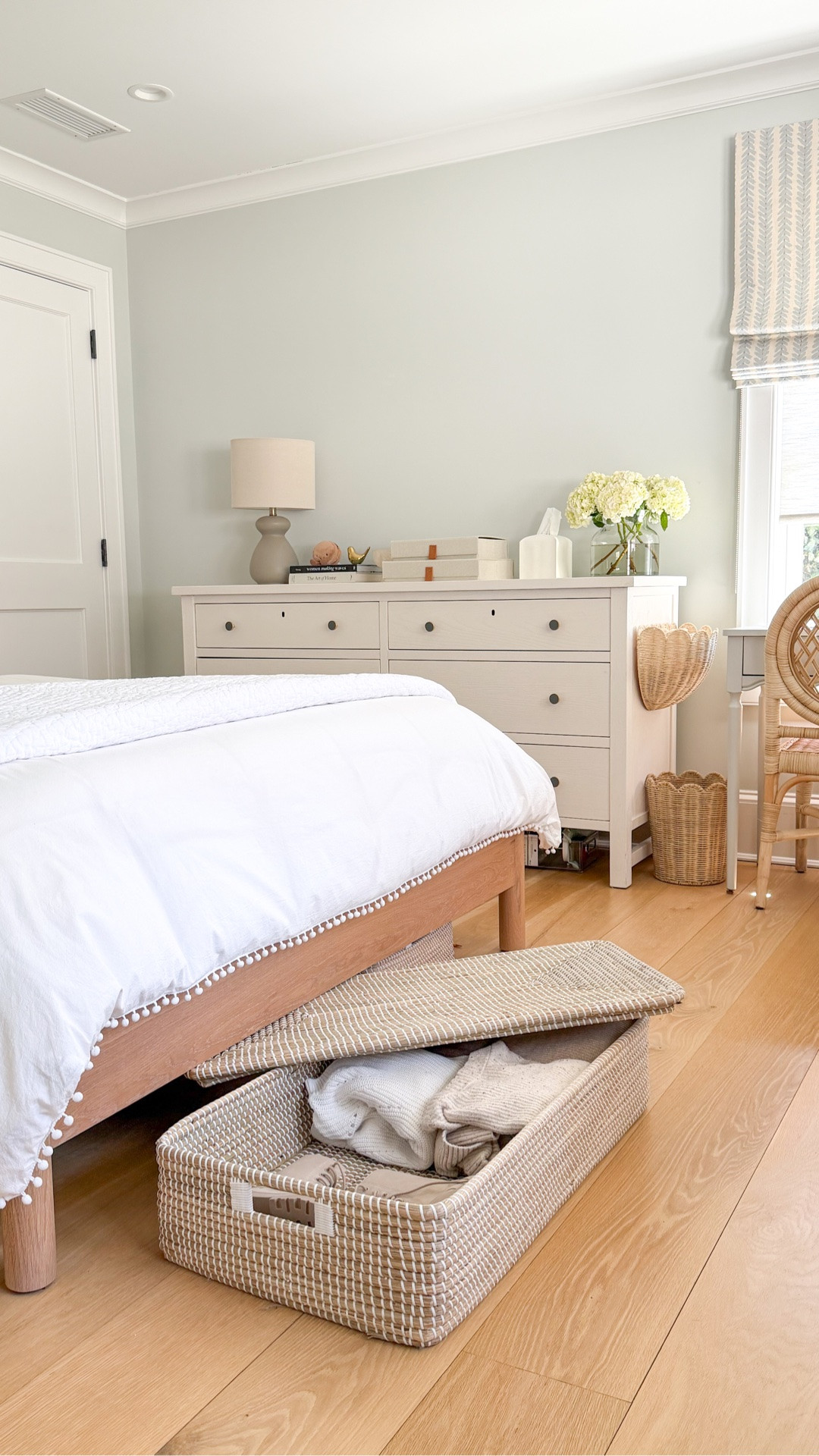 The best storage creates a natural limit. It gives your things a home, defines how much belongs there, and makes it easier to reset the space when you’re done.

Every basket here has one job.

🤍 A donation basket makes it easier to let things go.
📱 A charging basket keeps cords from taking over the counter.
🧺 Under-bed baskets turn unused space into storage. 
🩰 Closet baskets keep sports gear, bathing suits, and other grab-and-go items together—no folding required.

That’s why they work. They’re not just storage, they’re simple solutions to everyday problems that make your home easier to maintain.

#LTKmomlife #LTKHome #LTKSeasonal