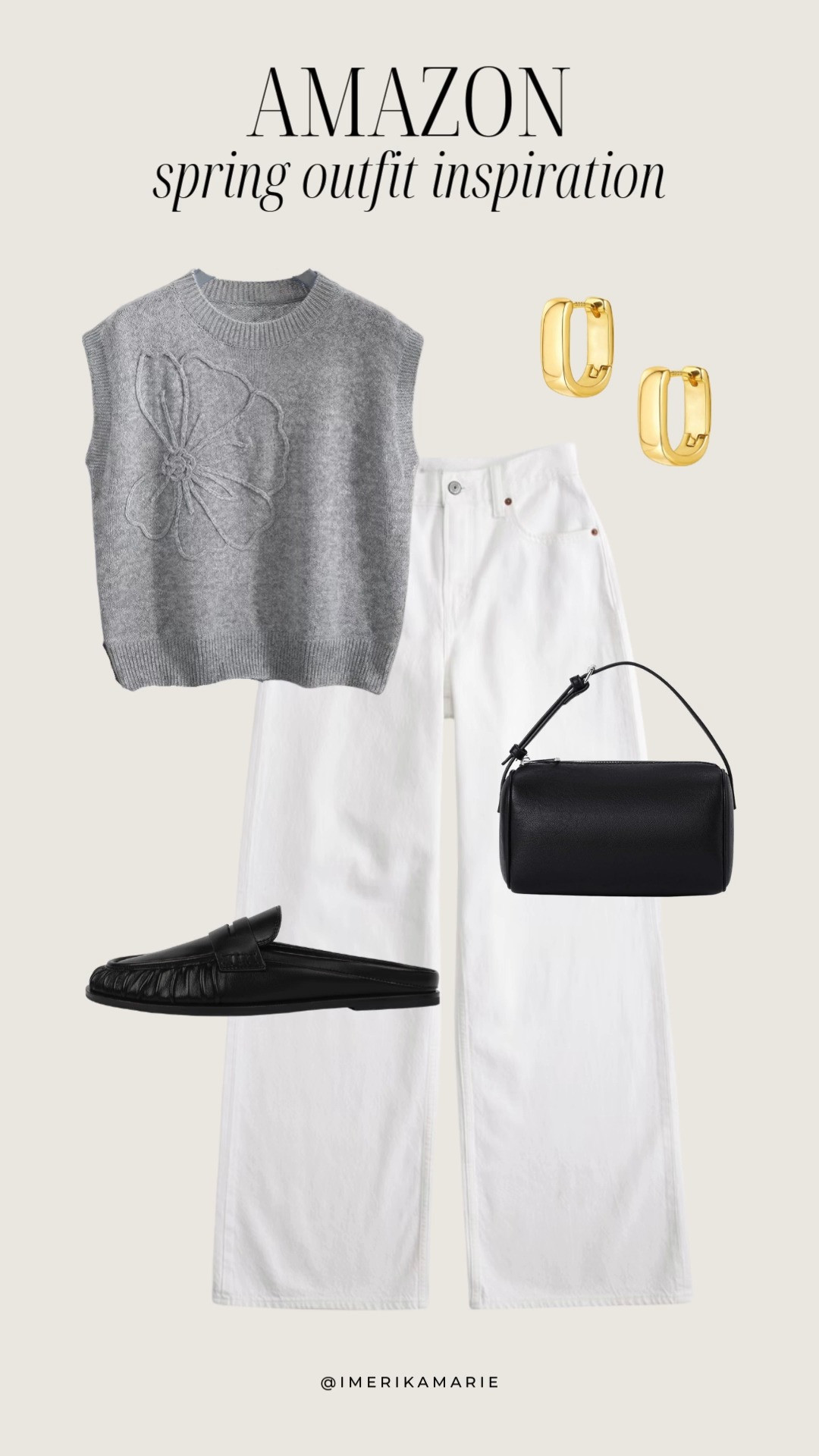 Amazon Spring Outfit Inspiration

3D Floral Sweater
White Wide Leg Pants
Penny Loafer Mules
Black Shoulder Bag
Gold Hoops 

 #LTKootd #LTKSeasonal #LTKPetite