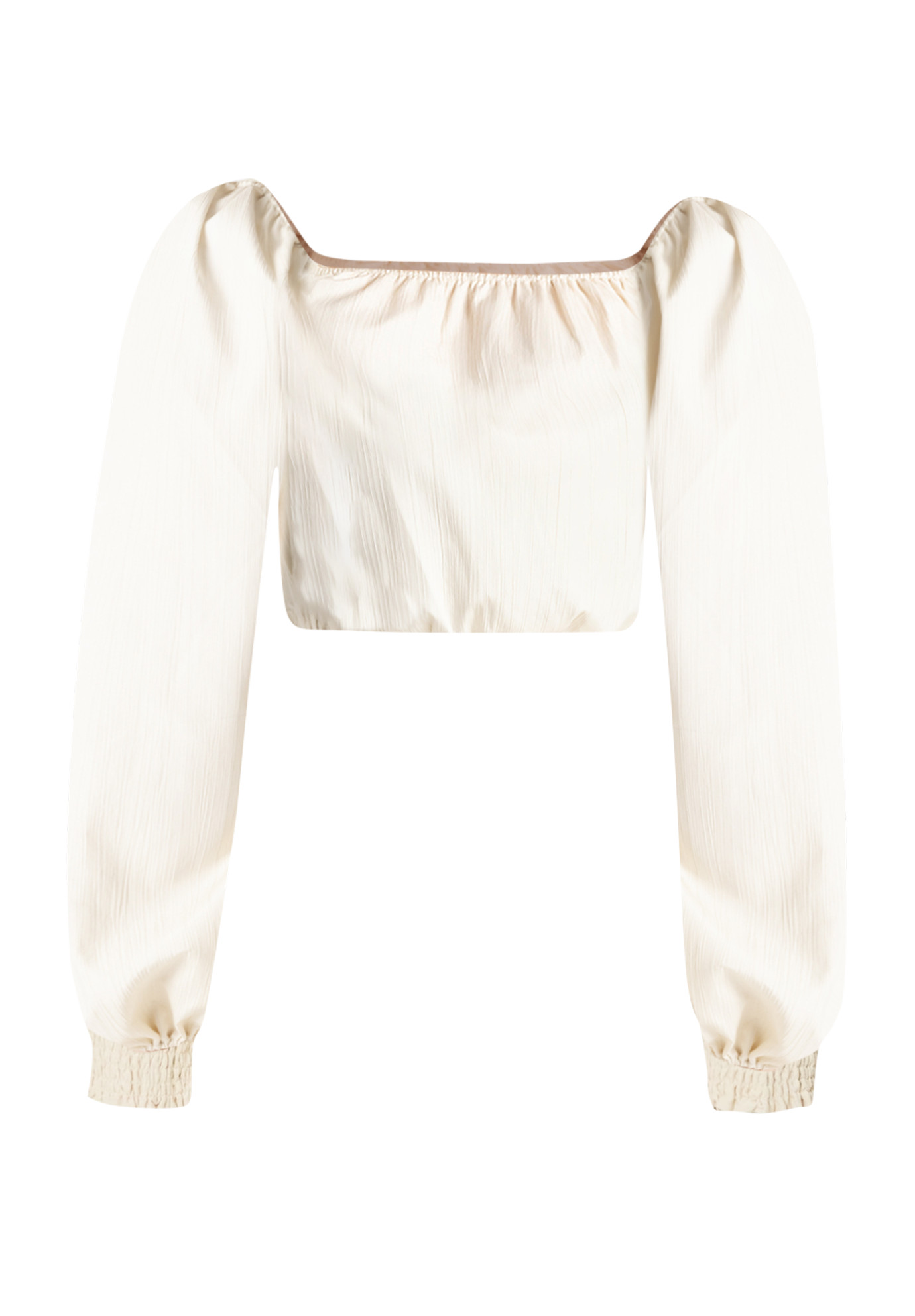 Shirred Body Puff Sleeve Top | Eloquii