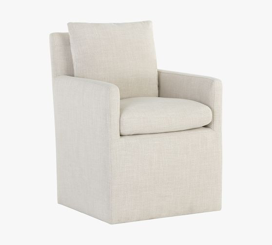 Carder Upholstered Dining Armchair | Pottery Barn (US)