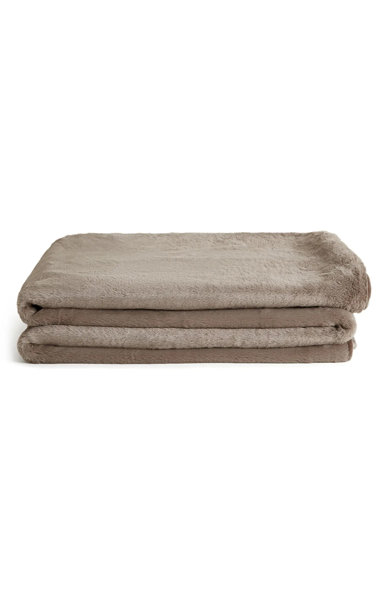 The Marshmallow 2.0 Medium Faux Fur Throw Blanket | Nordstrom