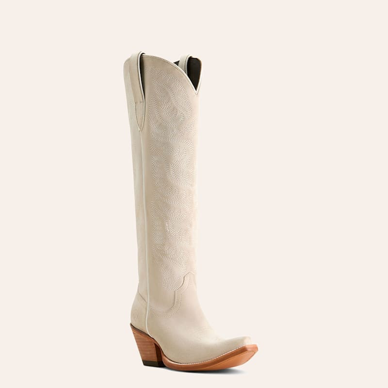 Ariat Women’s Laramie Oyster Suede StretchFit Tall Snip Toe Cowboy Boots | Cavender's