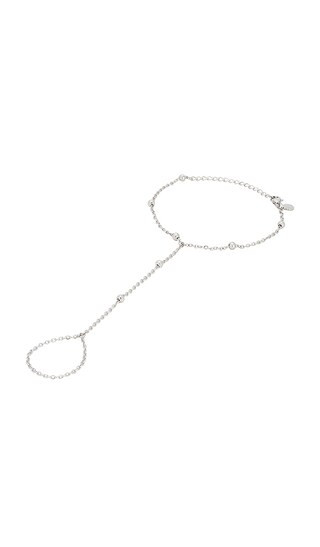 Sol Hand Chain Bracelet in Silver | Revolve Clothing (Global)