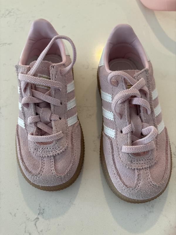 adidas Kids' Handball Spezial Sneaker in Green/Sulfur/Gum at Nordstrom, Size 5 M | Nordstrom