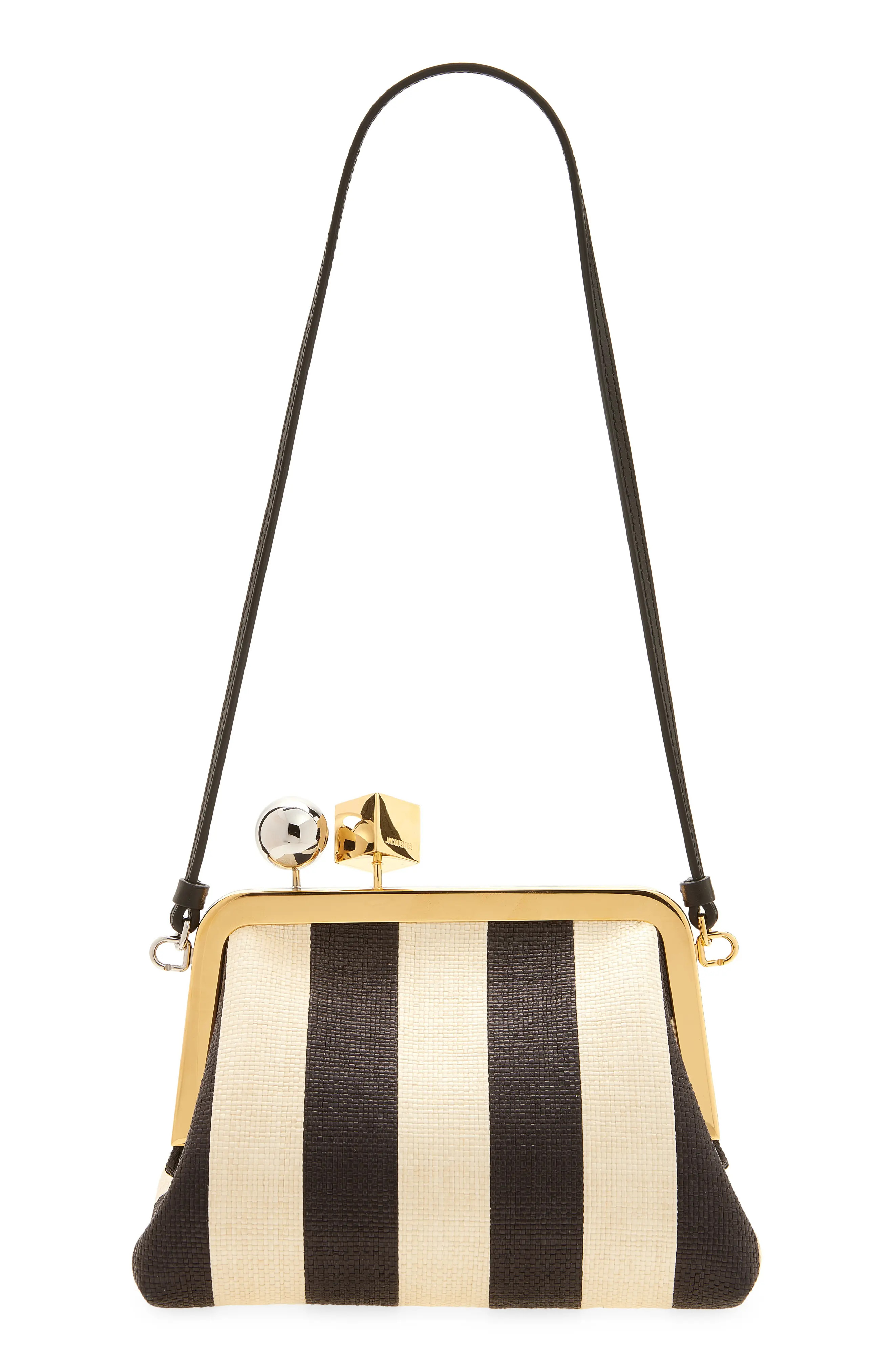 Jacquemus Le Berlingot Stripe Frame Shoulder Bag (Women) | Nordstrom | Nordstrom