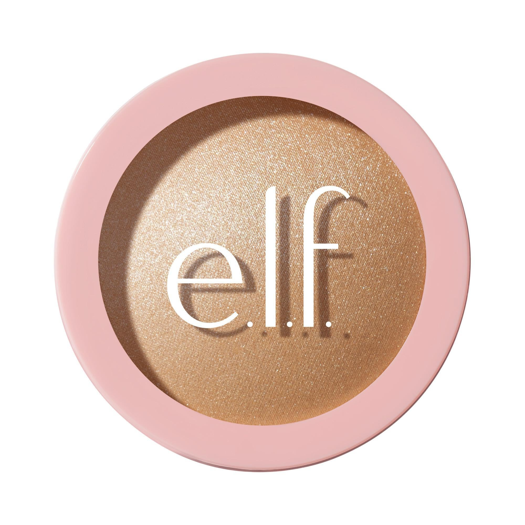 e.l.f. Halo Glow Silky Powder Highlighter, Long-Lasting Luminous Finish, Cake-Resistant With Micr... | Amazon (US)