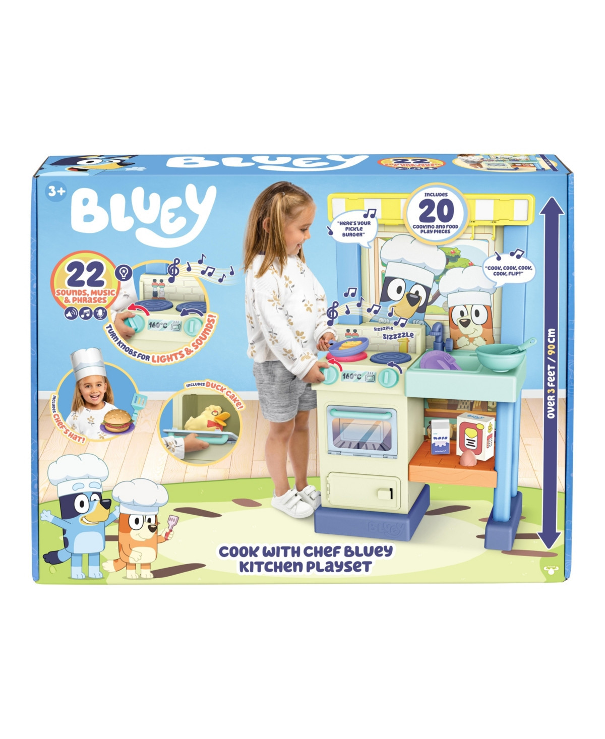 Bluey S11 Deluxe Cook and Clean Kitchen - Multi Color | Macy's