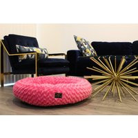 Round Dog Bed Nest Crate Pet Mat Cover - Washable Brown Blue Red Gray Made in Usa | Etsy (US)