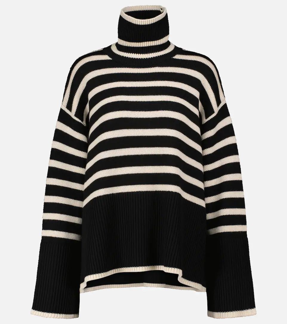 Signature striped turtleneck sweater | Mytheresa (UK)