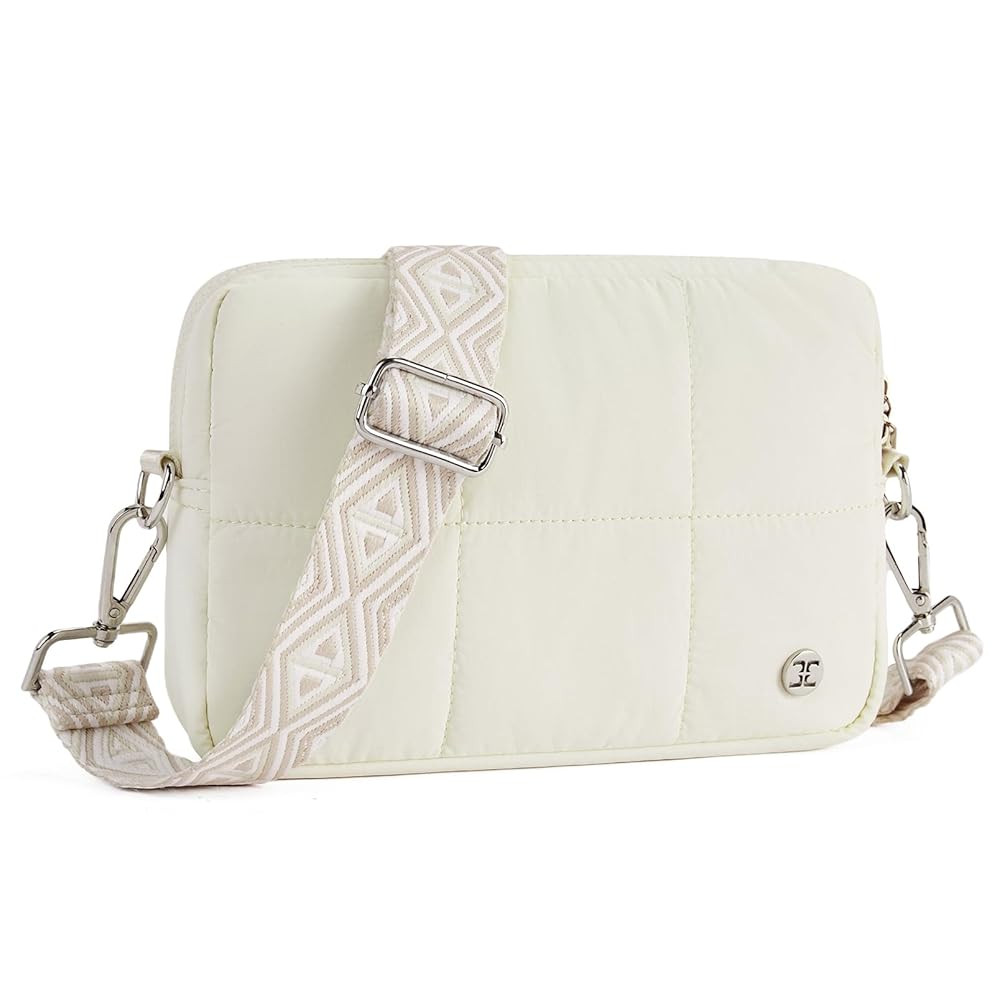 Telena Crossbody Bags for Women Cross Body Purse with Guitar Strap Lightweight Puffer Shoulder Ba... | Amazon (US)