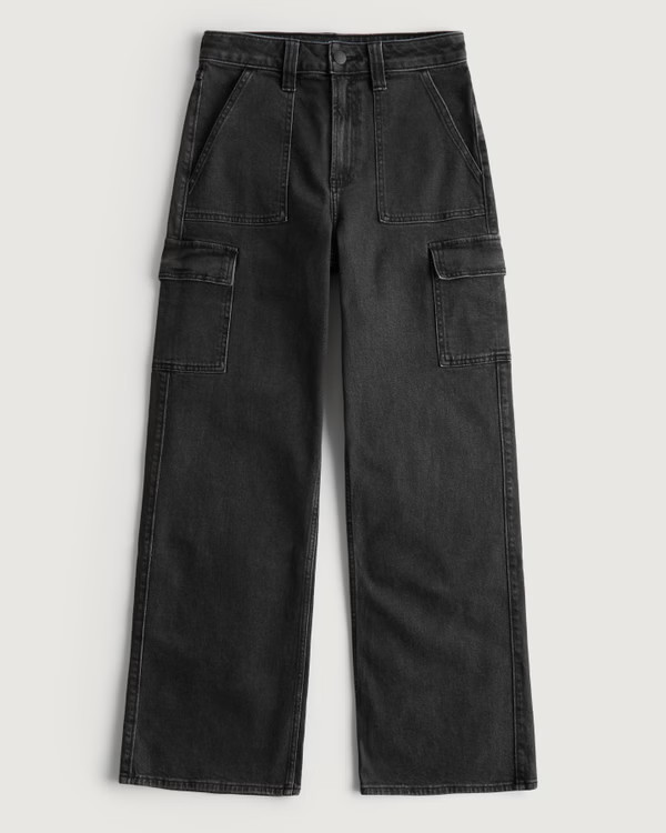 Ultra High-Rise Light Wash Baggy Jeans | Hollister (US)