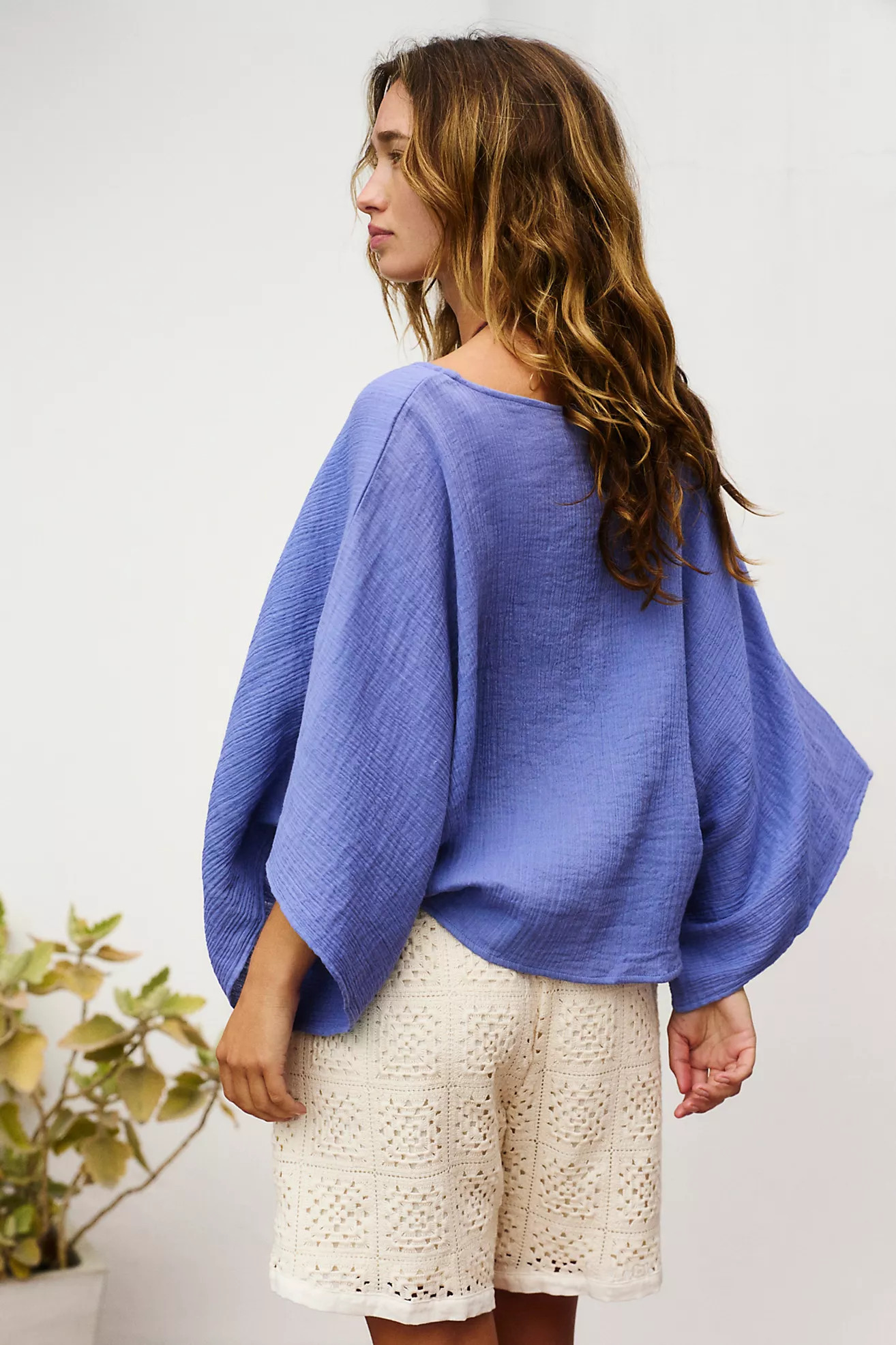 Linen Twist Front Crop Pullover | Free People (Global - UK&FR Excluded)