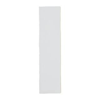 Cascades White Rectangle 3 in. x 12 in. Gloss Undulated Wall Ceramic Tile (11 sq. ft./Case) | The Home Depot