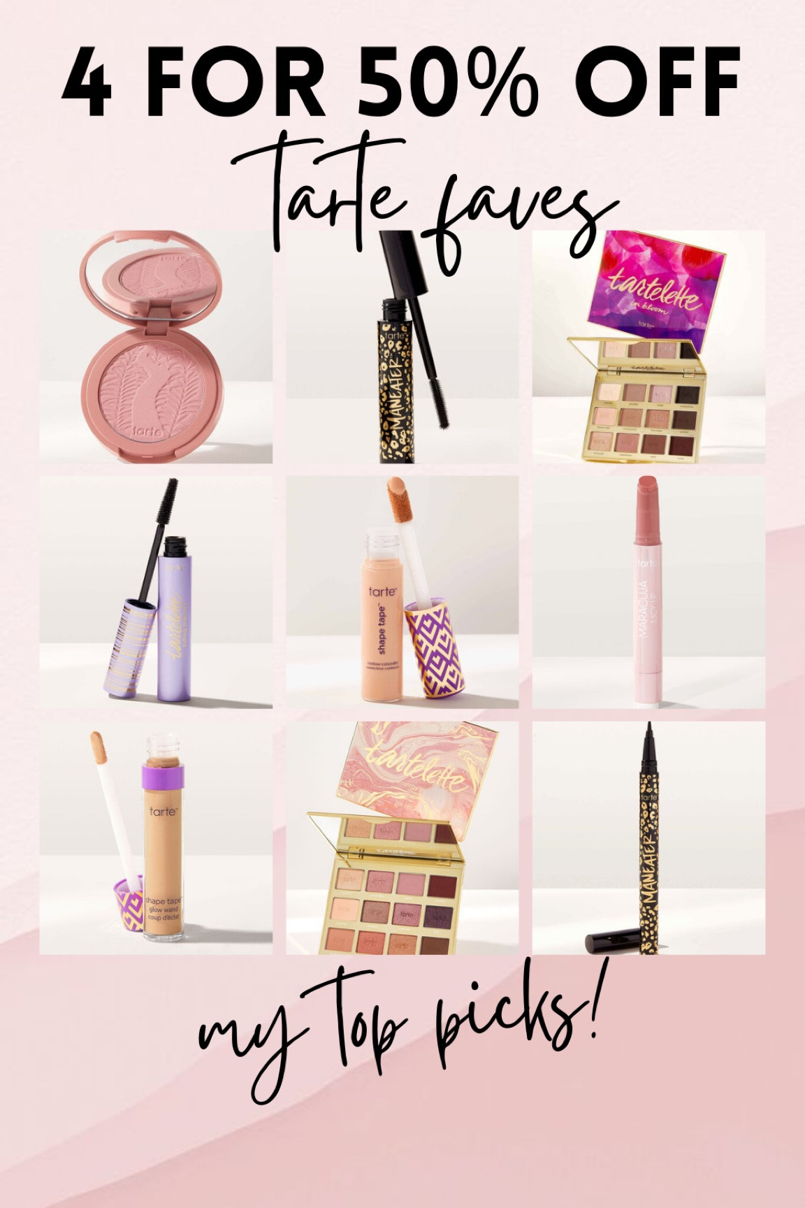 4 for 50% off at Tarte today! Grab all my favorites on sale. I’m stocking up big time.

#LTKbeauty #LTKunder50 #LTKsalealert