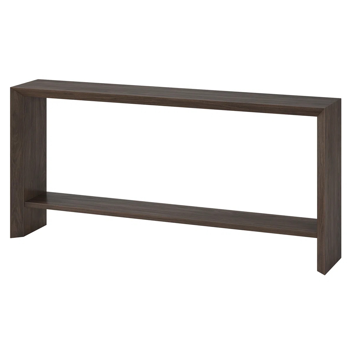 Osman Rectangular Console Table in Antiqued Grey Oak | Wayfair North America