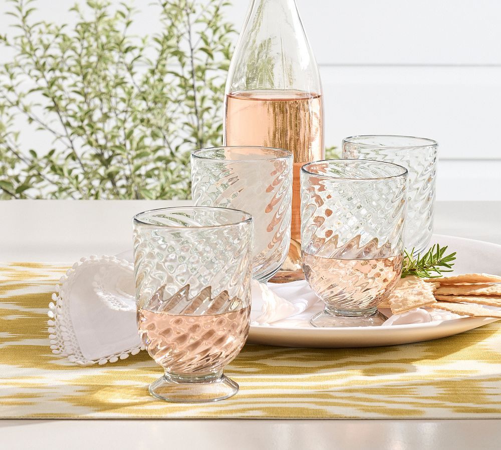 Twist Outdoor Goblets - Set of 4 | Pottery Barn (US)