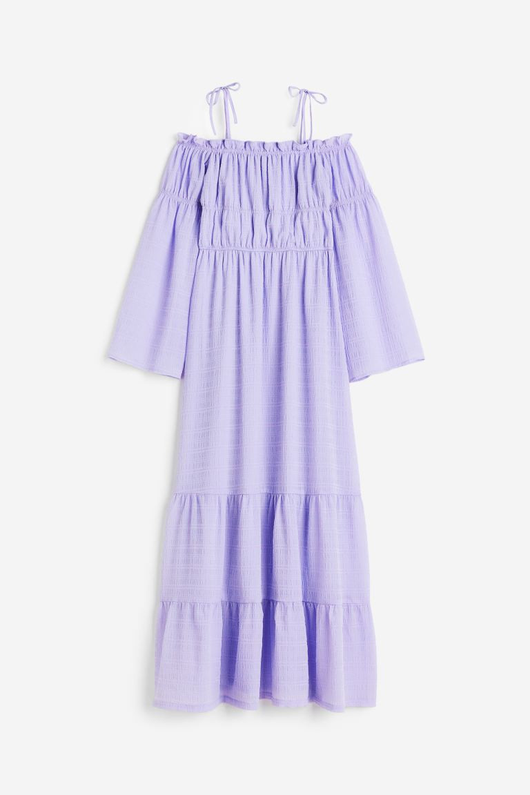 Off-the-shoulder Tiered Maxi Dress | H&M (US + CA)