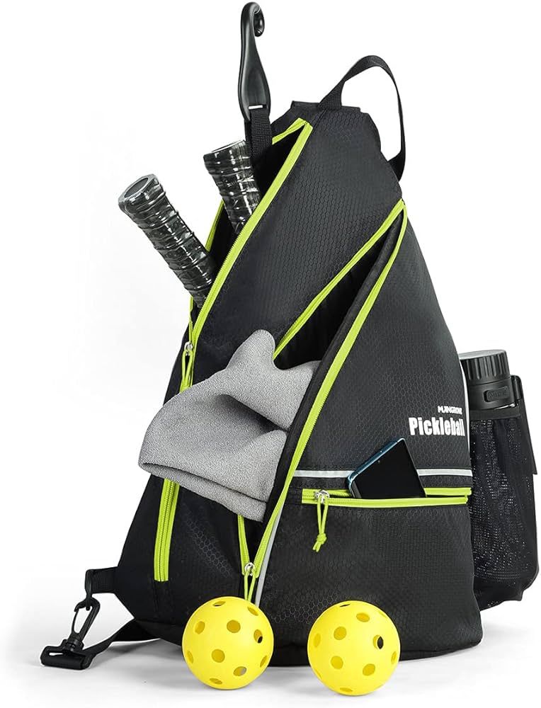 Mangrove Pickleball Bag, Men's & Women's Pickleball Backpack, Adjustable Sling Bag with Fence Hoo... | Amazon (US)