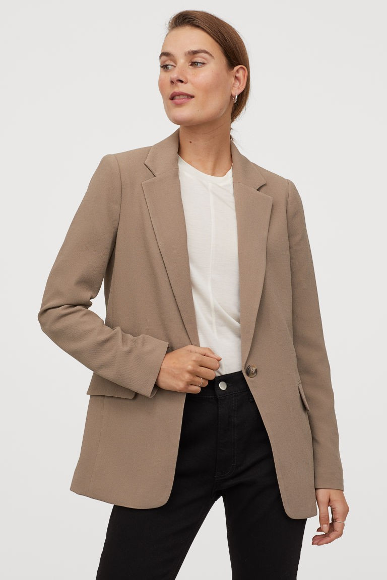 Ein-Knopf-Blazer | H&M (DE, AT, CH, NL, FI)