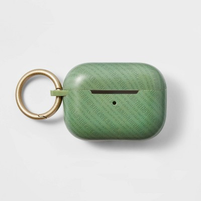 Apple AirPods Pro Hardshell Case with Clip - heyday™ Jade Stripes | Target